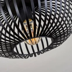 hofstein Plafonnier Oravi Noir, 1 lumière