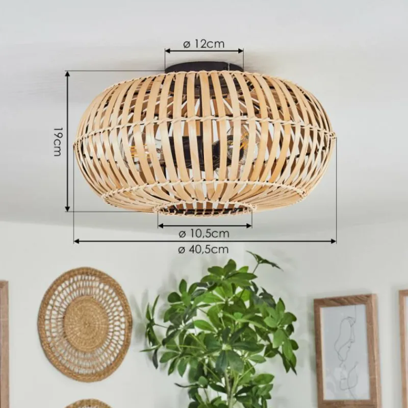 Luminaires Scandinaves-hofstein Plafonnier Oravi Noir, 3 lumières