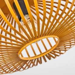 Lampes Industrielles-hofstein Plafonnier Oravi Ocre, 1 lumière