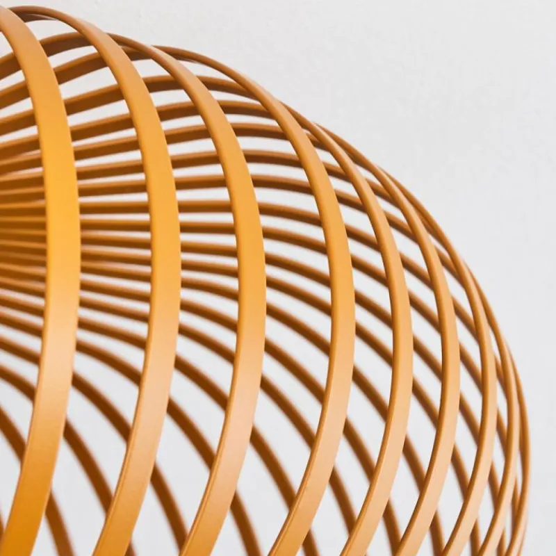 Lampes Industrielles-hofstein Plafonnier Oravi Ocre, 1 lumière