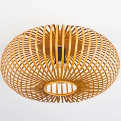 Lampes Industrielles-hofstein Plafonnier Oravi Ocre, 1 lumière