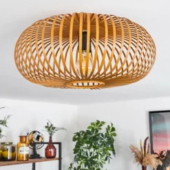 Lampes Industrielles-hofstein Plafonnier Oravi Ocre, 1 lumière