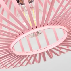 Lampes Industrielles-hofstein Plafonnier Oravi Rose, 1 lumière