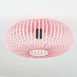 Lampes Industrielles-hofstein Plafonnier Oravi Rose, 1 lumière