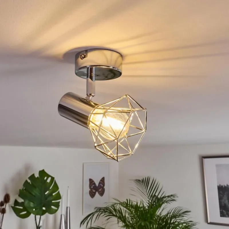 hofstein Plafonnier Orebro Chrome, 1 lumière