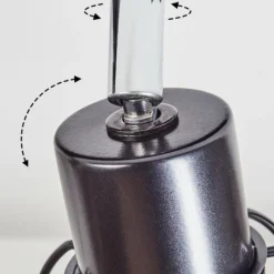 hofstein Plafonnier Orkanger Noir, 4 lumières* Spots Et Projecteurs