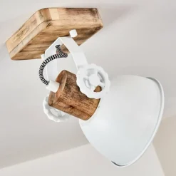 Lampes Vintages & Rétros-hofstein Plafonnier Orny Blanc, 1 lumière