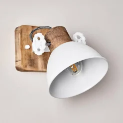 Lampes Vintages & Rétros-hofstein Plafonnier Orny Blanc, 1 lumière