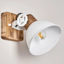 Lampes Vintages & Rétros-hofstein Plafonnier Orny Blanc, 1 lumière