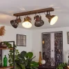 Lampes Vintages & Rétros-hofstein Plafonnier Orny Bois foncé, 4 lumières