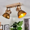 Lampes Dorées-hofstein Plafonnier Orny Bronze, Bois clair, 2 lumières