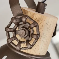 Lampes Vintages & Rétros-hofstein Plafonnier Orny Brun, 4 lumières