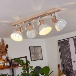 Lampes Vintages & Rétros-hofstein Plafonnier Orny Écru, 4 lumières