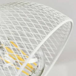 Lampes Industrielles-hofstein Plafonnier Orny Écru, Blanc, 1 lumière