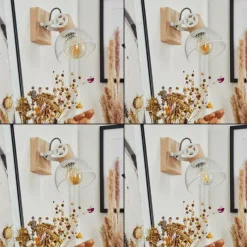 Lampes Industrielles-hofstein Plafonnier Orny Écru, Blanc, 1 lumière