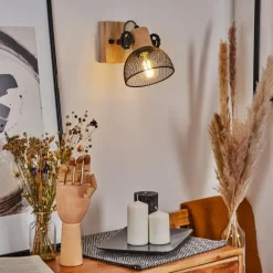 Lampes Industrielles-hofstein Plafonnier Orny Écru, Noir, 1 lumière