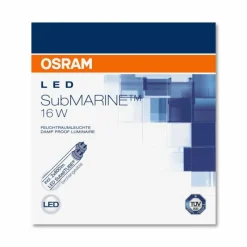 Luminaires Osram Plafonnier Osram SUBMARINE LED Gris, 2 lumières