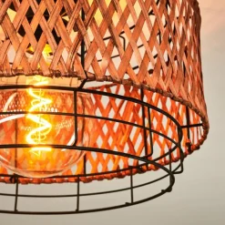 hofstein Plafonnier Otta Noir, 1 lumière