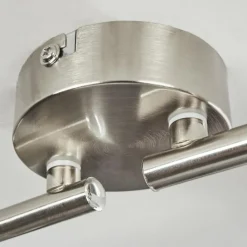 hofstein Plafonnier Oula LED Nickel mat, 4 lumières