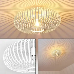 hofstein Plafonnier Ovari Blanc, 1 lumière