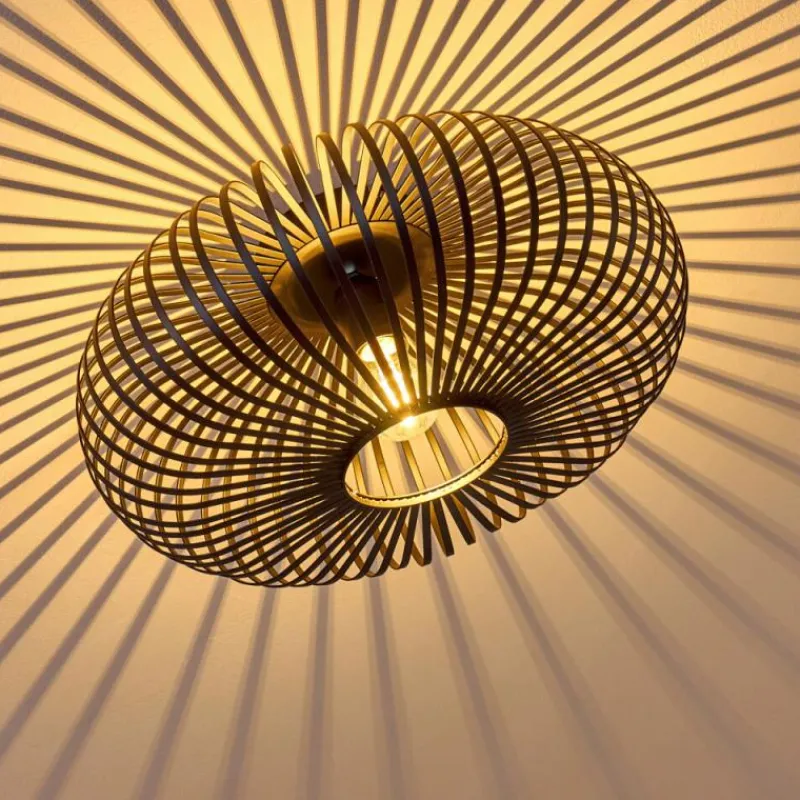 hofstein Plafonnier Ovari Noir, 1 lumière