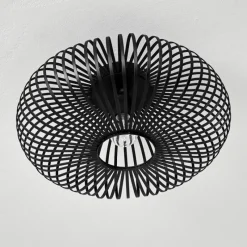 hofstein Plafonnier Ovari Noir, 1 lumière