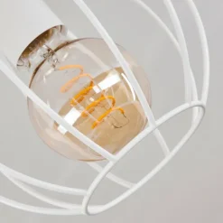 Luminaires Scandinaves-hofstein Plafonnier Pajalta Écru, 1 lumière