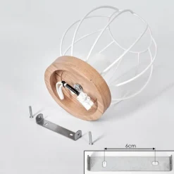 Luminaires Scandinaves-hofstein Plafonnier Pajalta Écru, 1 lumière