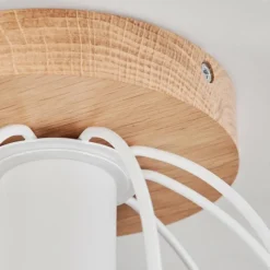 Luminaires Scandinaves-hofstein Plafonnier Pajalta Écru, 1 lumière