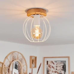 Luminaires Scandinaves-hofstein Plafonnier Pajalta Écru, 1 lumière