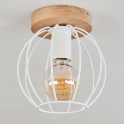 Luminaires Scandinaves-hofstein Plafonnier Pajalta Écru, 1 lumière