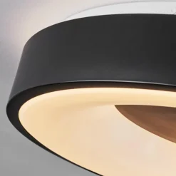 hofstein Plafonnier Palanko LED Blanc, 1 lumière, Télécommandes