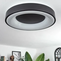 hofstein Plafonnier Palanko LED Blanc, 1 lumière, Télécommandes