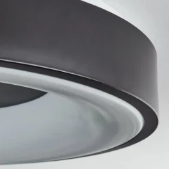 hofstein Plafonnier Palanko LED Blanc, 1 lumière, Télécommandes