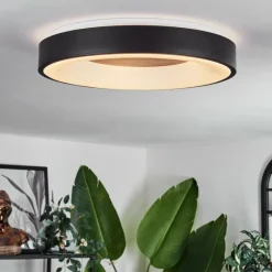 hofstein Plafonnier Palanko LED Blanc, 1 lumière, Télécommandes