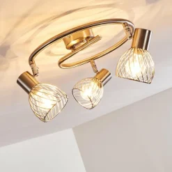 hofstein Plafonnier Parado Nickel mat, 3 lumières