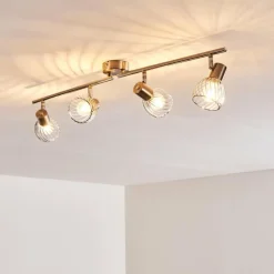 hofstein Plafonnier Parado Nickel mat, 4 lumières