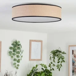 Lampes En Tissu-hofstein Plafonnier Parbiak LED Blanc, 1 lumière