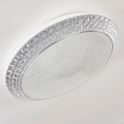 hofstein Plafonnier Parrita LED Blanc, 1 lumière, Télécommandes, Changeur de couleurs* Éclairage Led