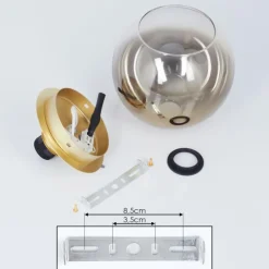 hofstein Plafonnier Pascal Laiton, 1 lumière