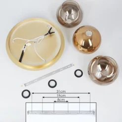 hofstein Plafonnier Pascal Laiton, 3 lumières