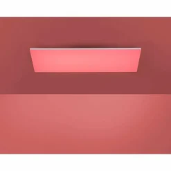 Luminaires Paul Neuhaus Plafonnier Paul Neuhaus FRAMELESS LED Blanc, 1 lumière, Télécommandes, Changeur de couleurs* Éclairage Led