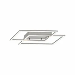 Luminaires Paul Neuhaus Plafonnier Paul Neuhaus INIGO LED Acier inoxydable, 2 lumières* Éclairage Led