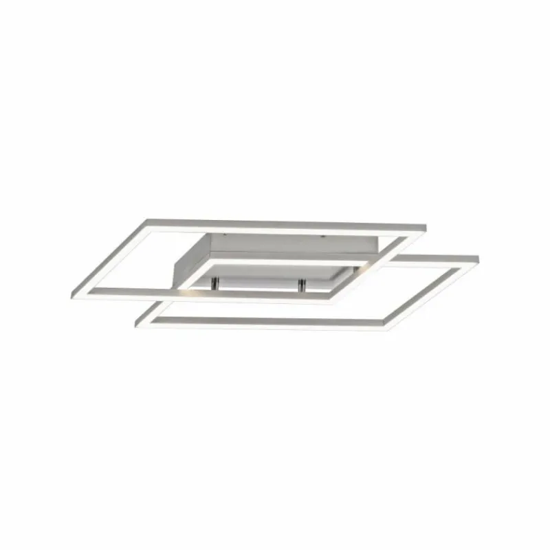 Luminaires Paul Neuhaus Plafonnier Paul Neuhaus INIGO LED Acier inoxydable, 2 lumières* Éclairage Led