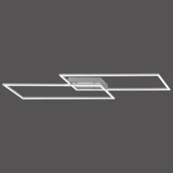 Luminaires Paul Neuhaus Plafonnier Paul Neuhaus INIGO LED Argenté, 2 lumières* Éclairage Led