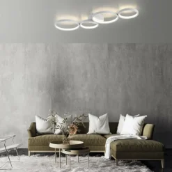 Luminaires Paul Neuhaus Plafonnier Paul Neuhaus KIRINGE LED Blanc, 1 lumière* Éclairage Led