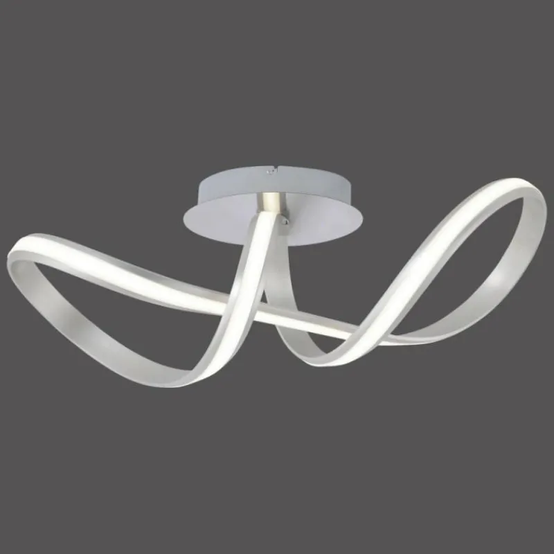 Luminaires Paul Neuhaus Plafonnier Paul Neuhaus MELINDA LED Acier inoxydable, 1 lumière* Éclairage Led