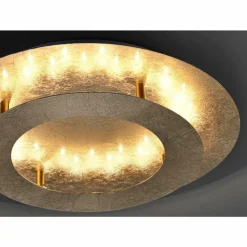 Lampes Dorées-Luminaires Paul Neuhaus Plafonnier Paul Neuhaus NEVIS LED Or, 1 lumière