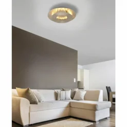 Lampe Turque-Luminaires Paul Neuhaus Plafonnier Paul Neuhaus NEVIS LED Or, 1 lumière