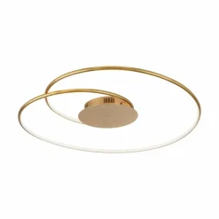 Lampes Dorées-Luminaires Paul Neuhaus Plafonnier Paul Neuhaus NASTRO LED Or, 1 lumière